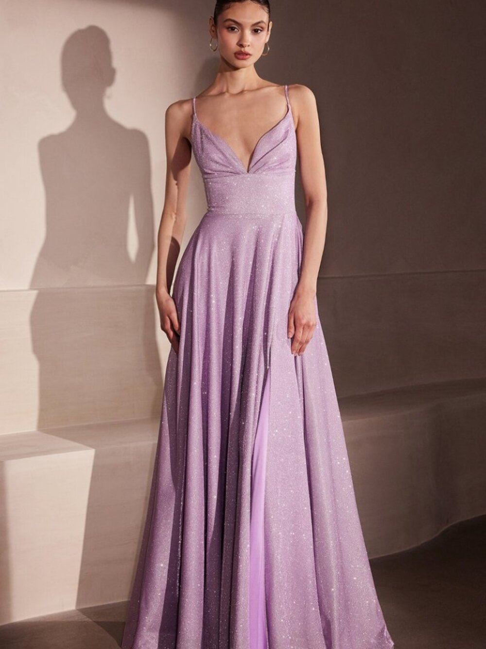 NEW LAVENDER Evening Gown Floor Length Formal Elegant Stunning T214